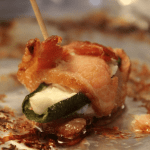 Keto Bacon wrapped Jalapeno Poppers recipe gluten free low carb