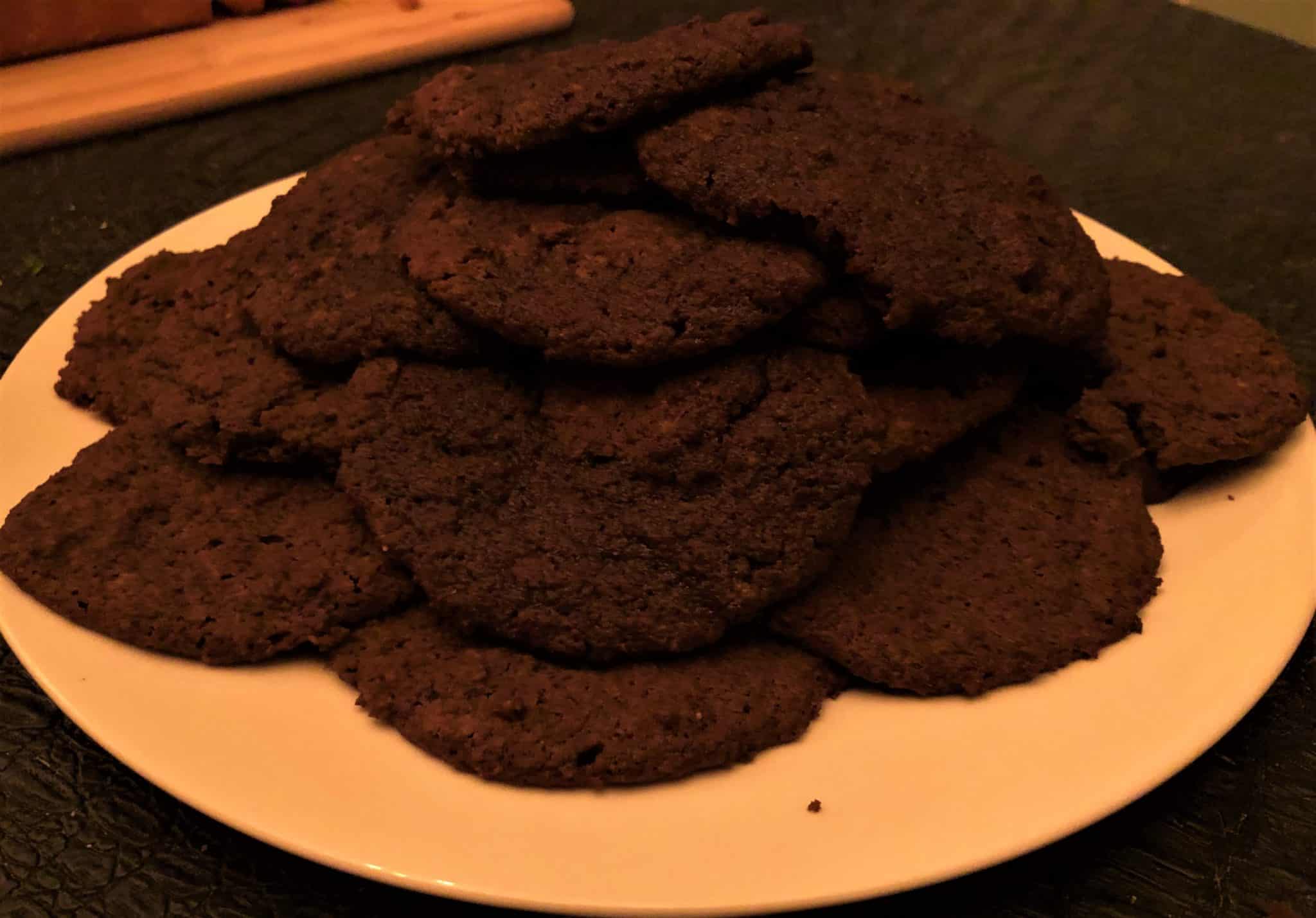 Delicious Chocolate Keto Cookies only 1 carb per cookie