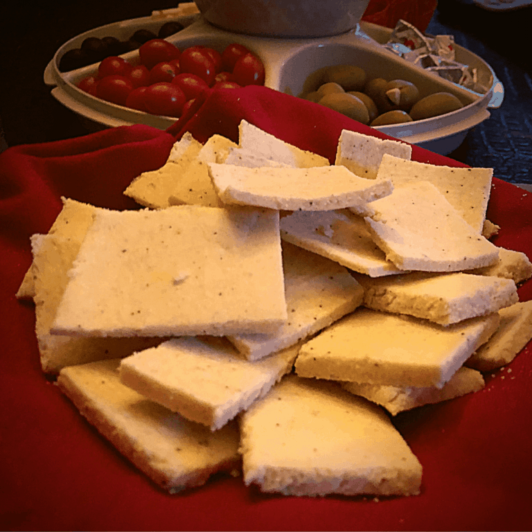 Keto Almond Flour Crackers Recipe Castle in the Mountains