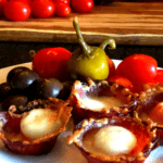 Low carb pizza bites