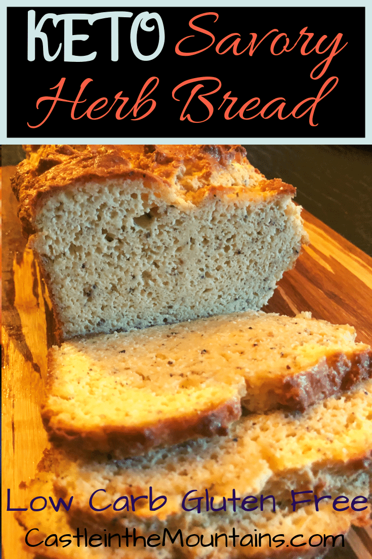 Keto Herb Bread Castle in the Mountains