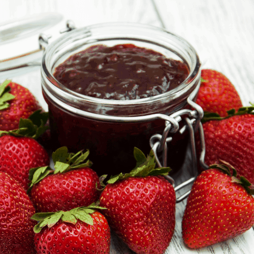 LowCarb Strawberry Jam Recipe Castle in the Mountains