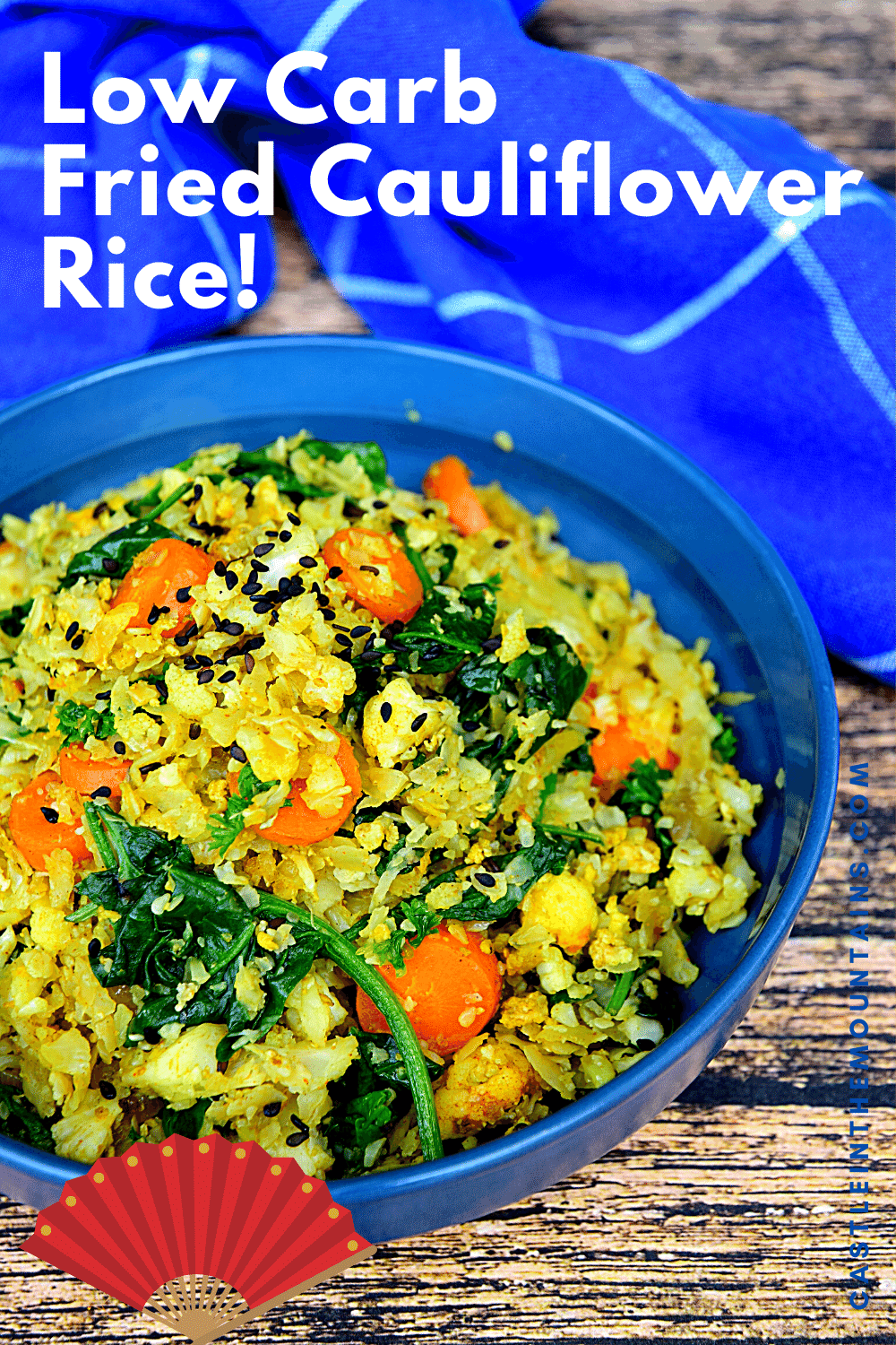 Keto Fried Rice Castle in the Mountains