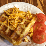 Jalapeno & Cheddar Keto Chaffle recipe gluten free low carb