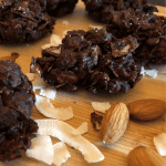 Keto Chocolate Almond Clusters recipe low carb gluten free