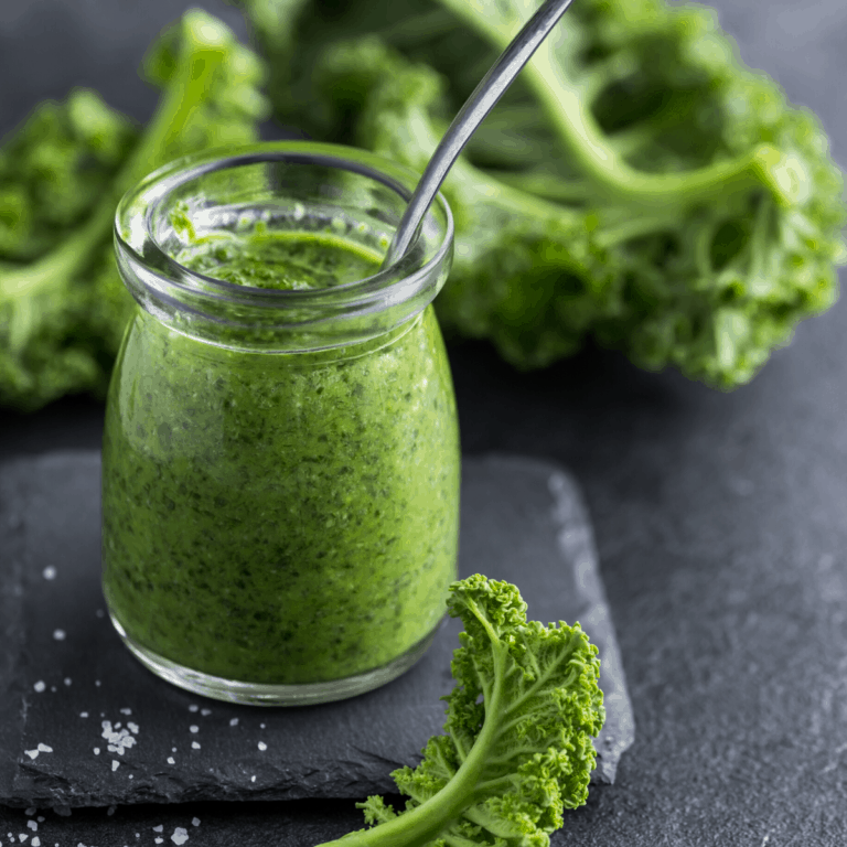Easy Kale Pesto Sauce Recipe Castle in the Mountains