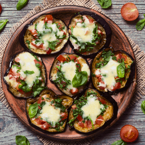 Keto Eggplant Pizza Bites Castle in the Mountains