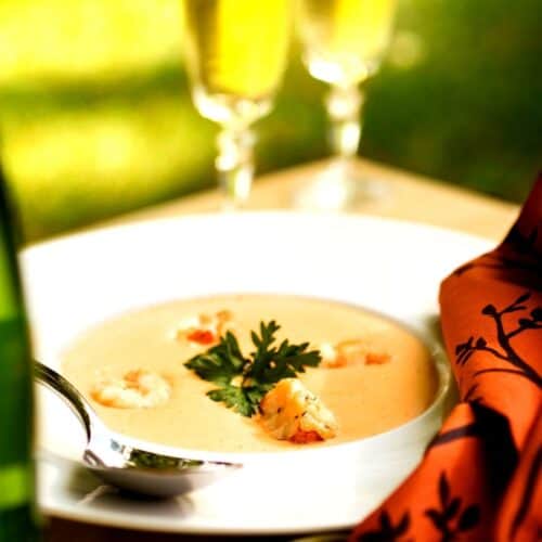 Creamy, Easy Low Carb Lobster Bisque Castle in the Mountains