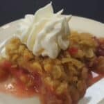 Keto Strawberry Rhubarb Crisp FI