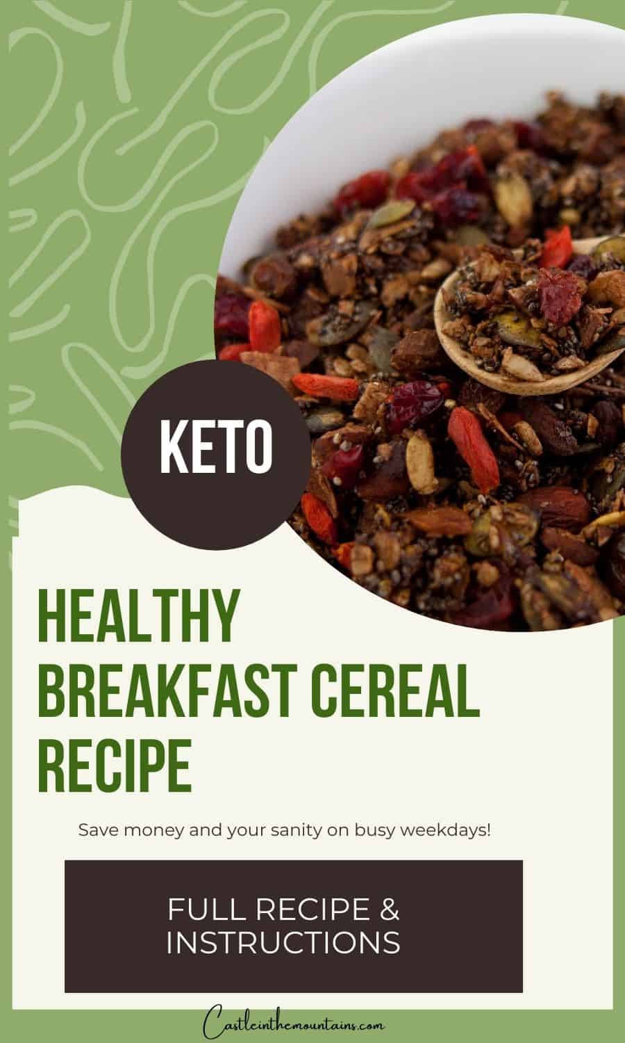 Easy Keto Cereal Recipe Castle in the Mountains