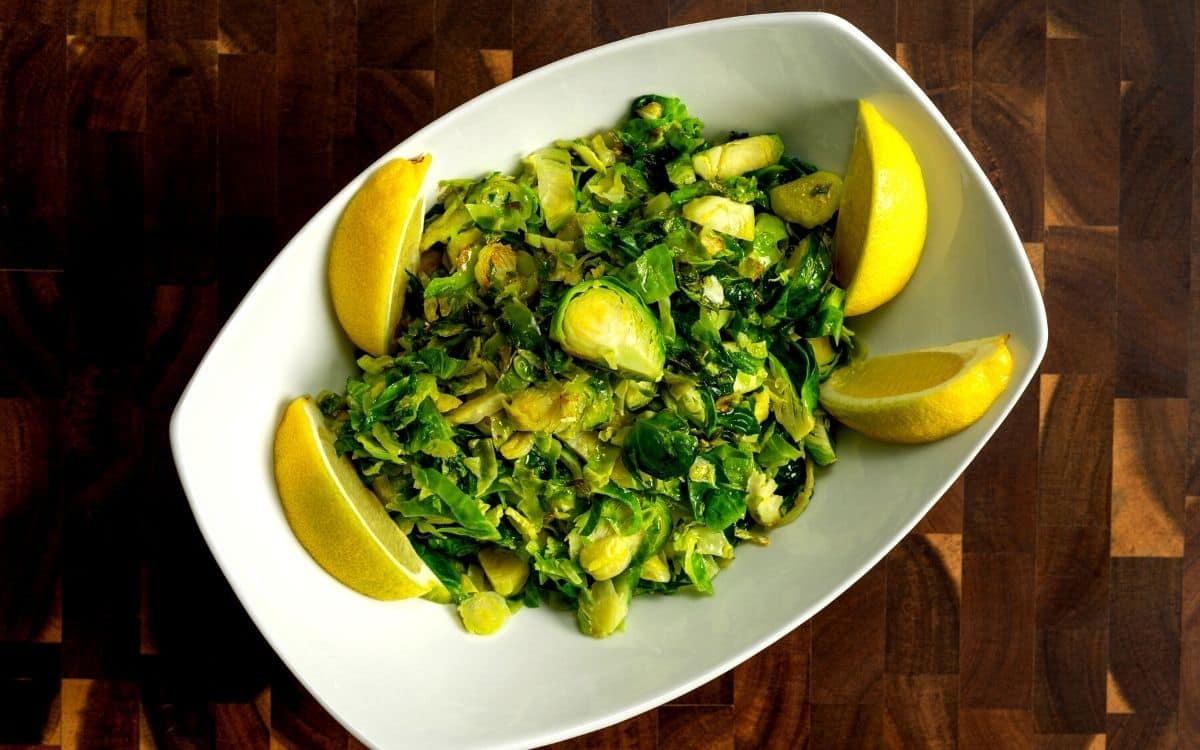 Air Fryer Shredded Brussels Sprouts Castle in the Mountains