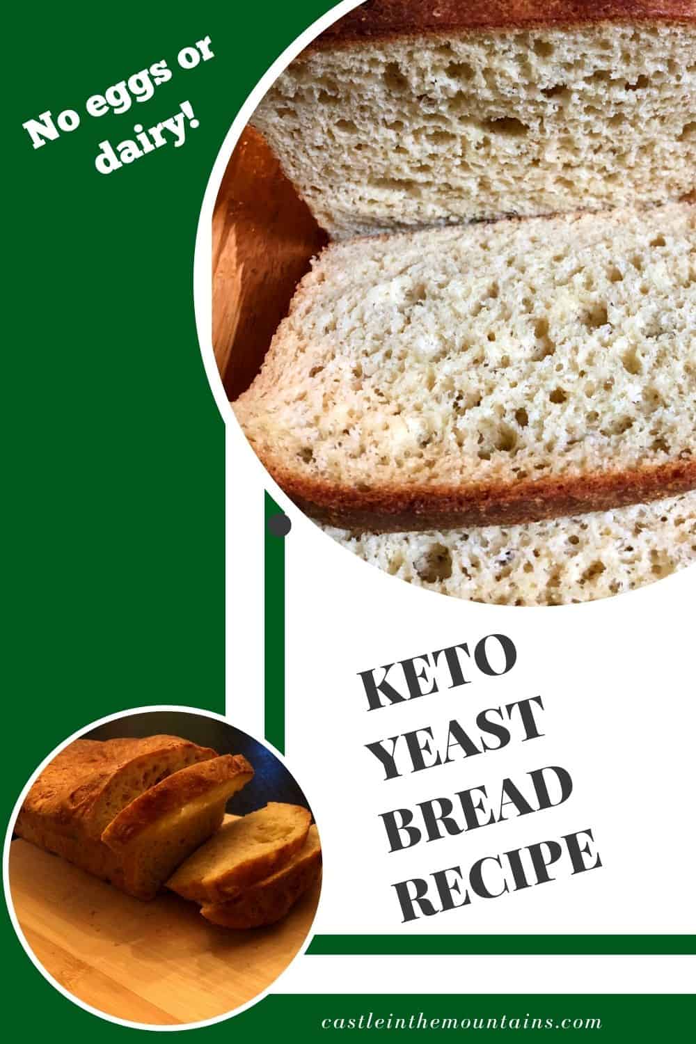 Keto Almond Yeast Bread Castle in the Mountains