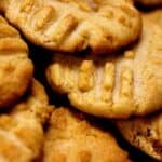 3 ingredient Keto Peanut Butter Cookies FI
