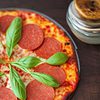 Keto Pepperoni Pizza- with basil (1200 × 1200 px)(1)