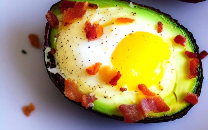 Loaded Avocado Baked Eggs - Castle in the Mountains