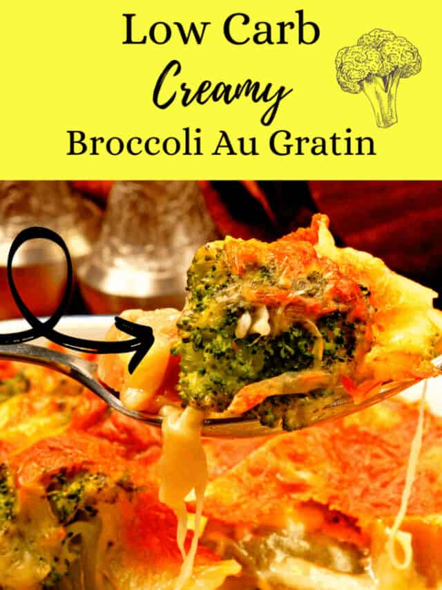 Creamy Keto Broccoli Gratin Castle in the Mountains